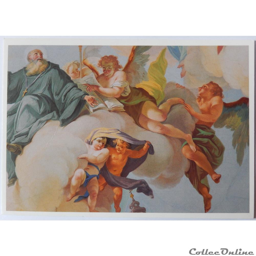 carte postale alsace cp peinture