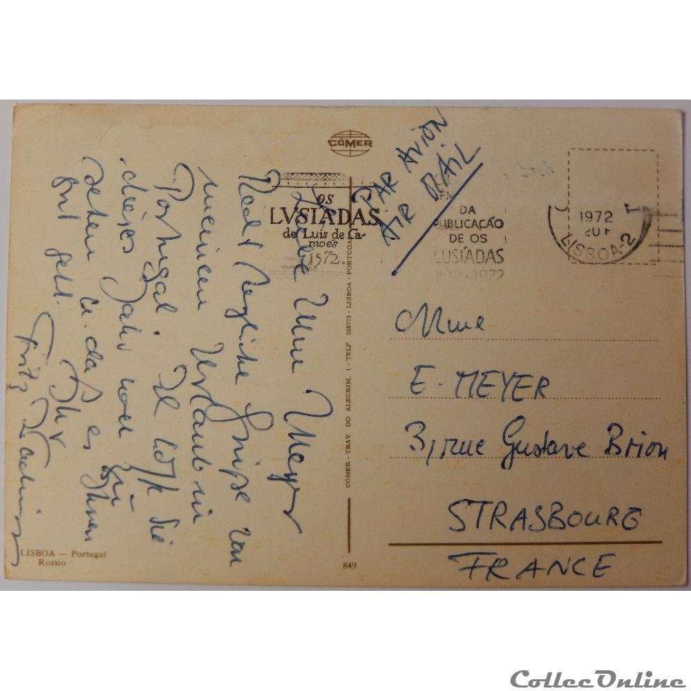carte postale europe ile de france cpa du portugal lisbonne