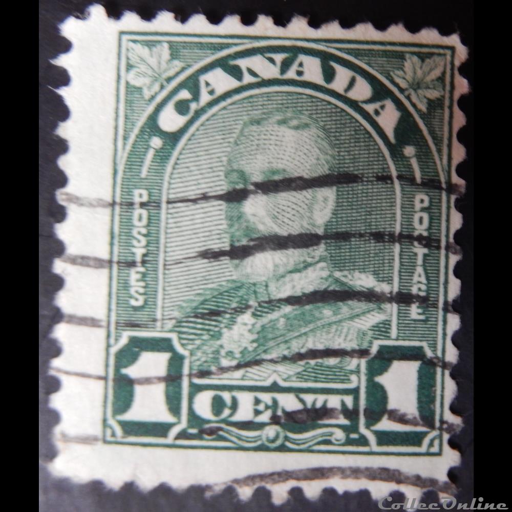 timbre amerique canadum canada 00141 roi george v 1c de 1930