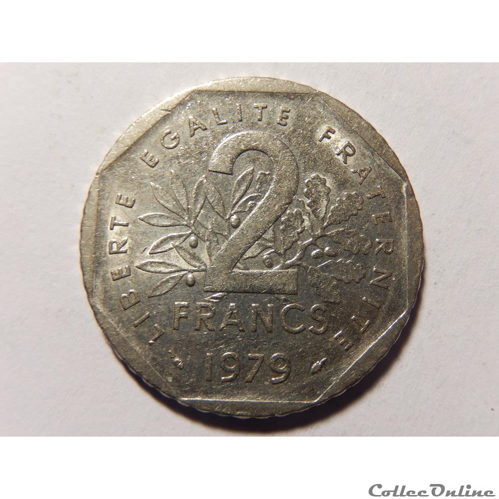 2 Francs Semeuse 1979 monnaie france moderne 2 francs semeuse 1979
