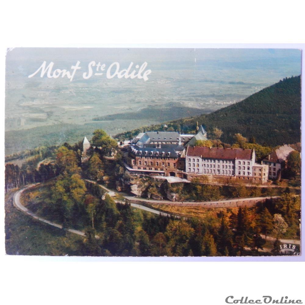 carte postale france alsace cpa du bas rhin mont sainte odile