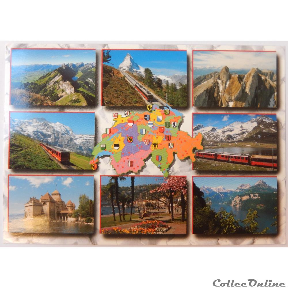 carte postale europe pay la loire cp de suisse