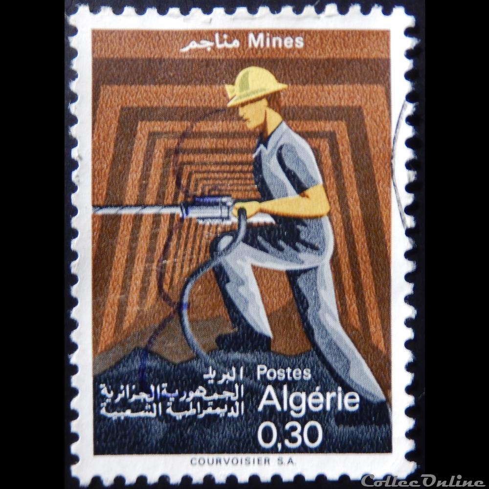 timbre afrique algerie 00481 mineur 0 30d de 1968