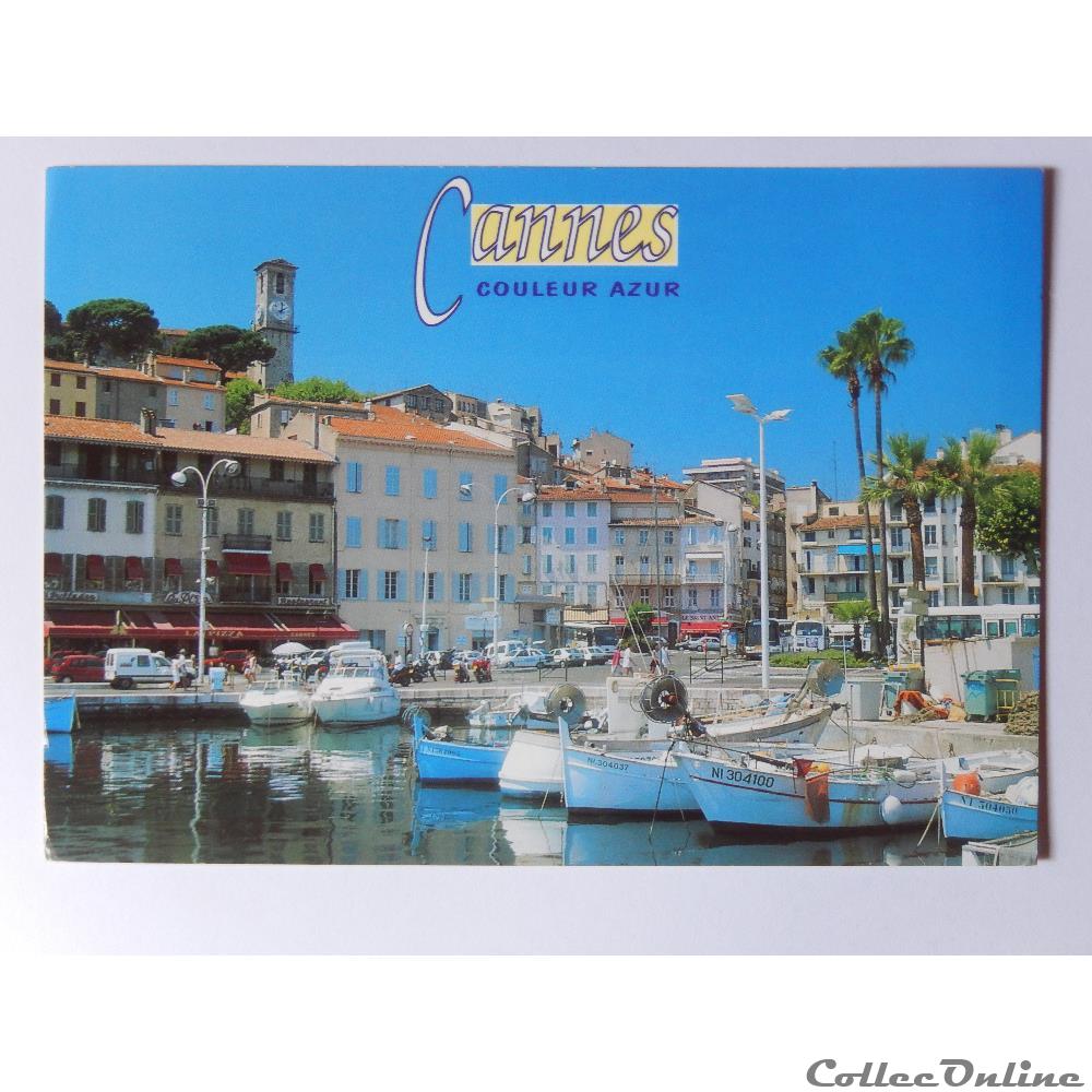 CP des Alpes-Maritimes, Cannes, le Vieux port et le Suquet carte postale france provence cote azur cp des alpes maritimes cannes le vieux port et le suquet