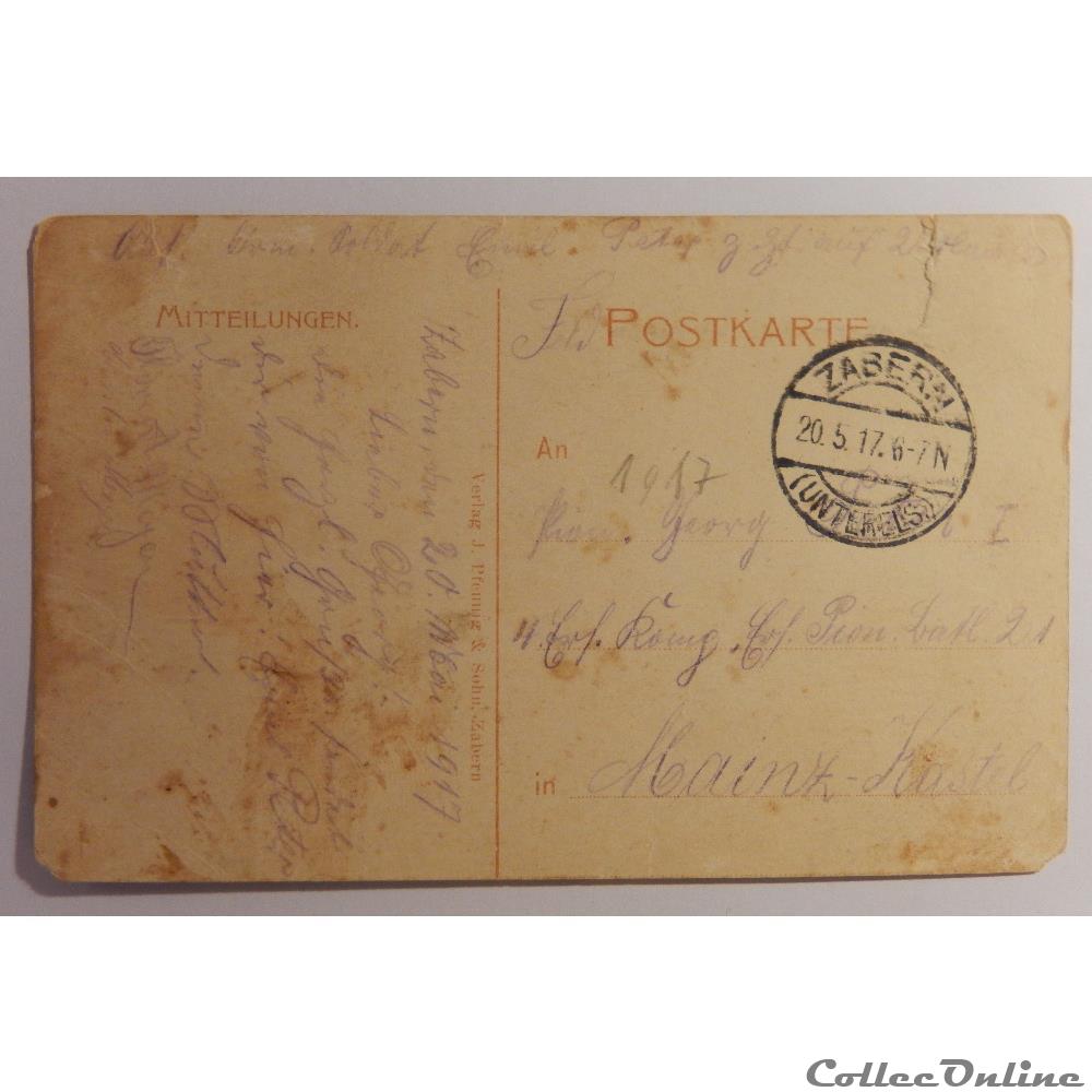 CPA de Saverne, la roseraie, Bas-Rhin carte postale france alsace cpa de saverne la roseraie bas rhin