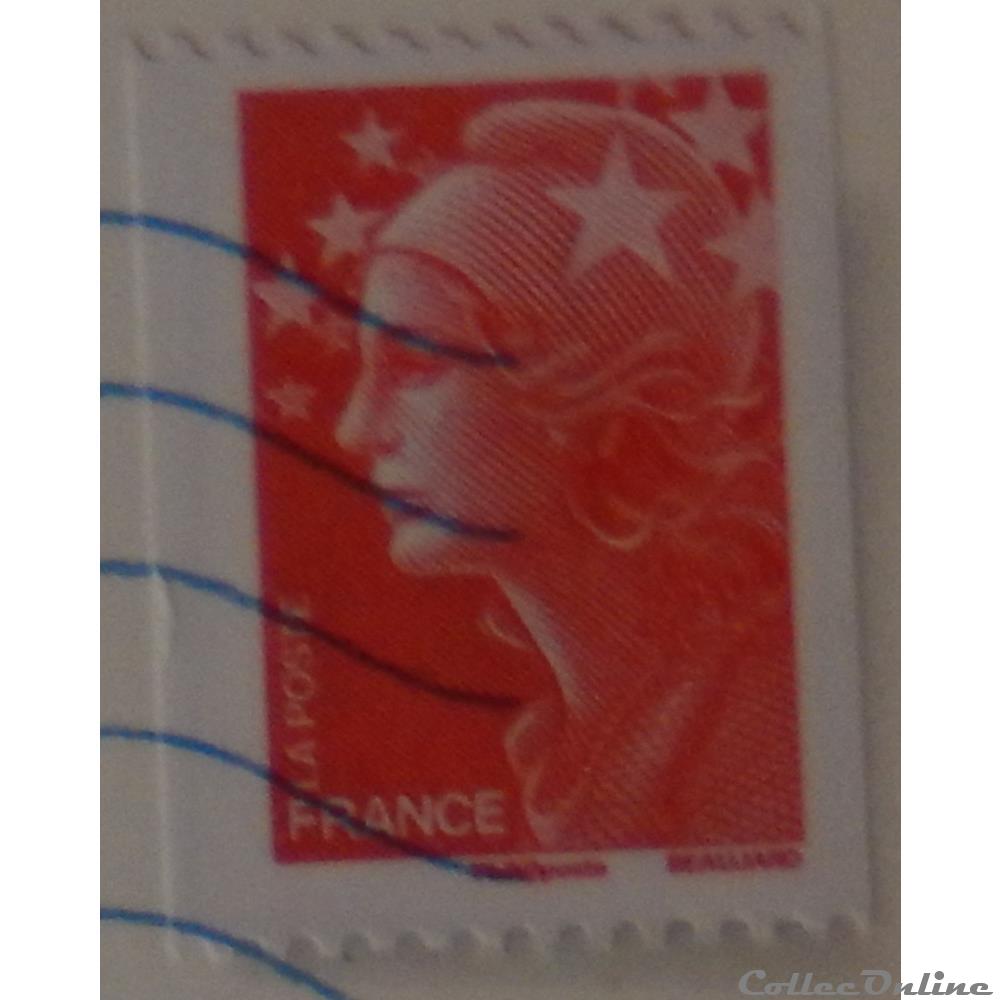 04240 Marianne de Beaujard sans valeur faciale rouge 2 timbre france 04240 marianne de beaujard sans valeur faciale rouge