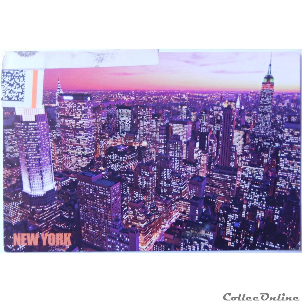 carte postale amerique aquitaine cp des etats unis new york