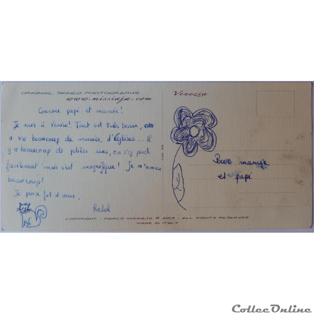 CP d'Italie, Vénétie, Venise carte postale europe poitou charente cp italie venetie venise