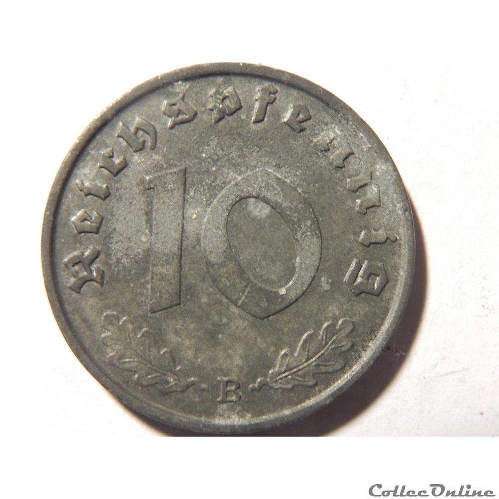 Allemagne, 10 reichspfennig de 1941 monnaie monde allemagne 10 reichspfennig de 1941