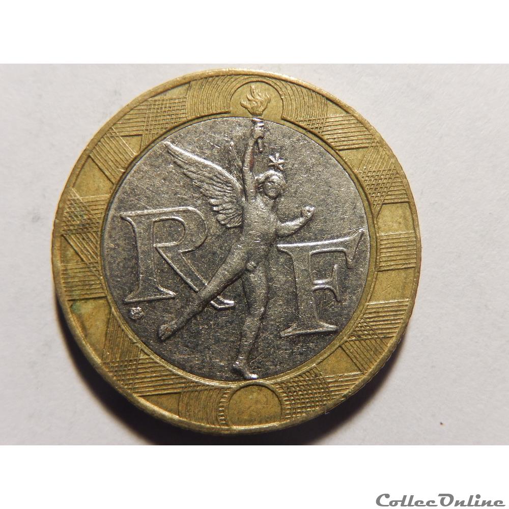 10 Francs Génie de la Bastille 1992 2 monnaie france moderne 10 francs genie de la bastille 1992