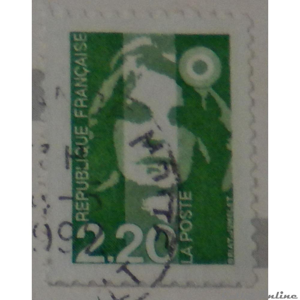 02714 Marianne de Briat 2F20 vert de 1991 2 timbre france 02714 marianne de briat 2f20 vert de 1991