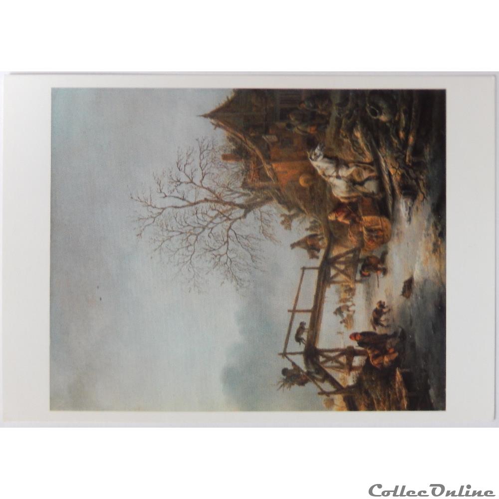 carte postale europe alsace cp peinture
