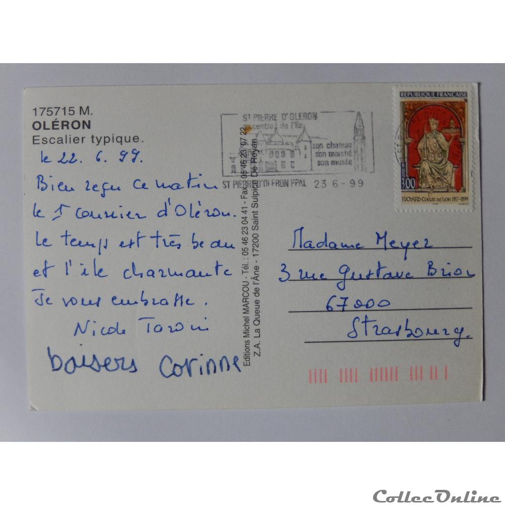CP de Charente-Maritime, l'île d'Oléron carte postale france poitou cp de charente maritime ile oleron