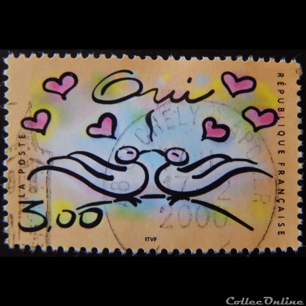 timbre france 03229 oui 3f