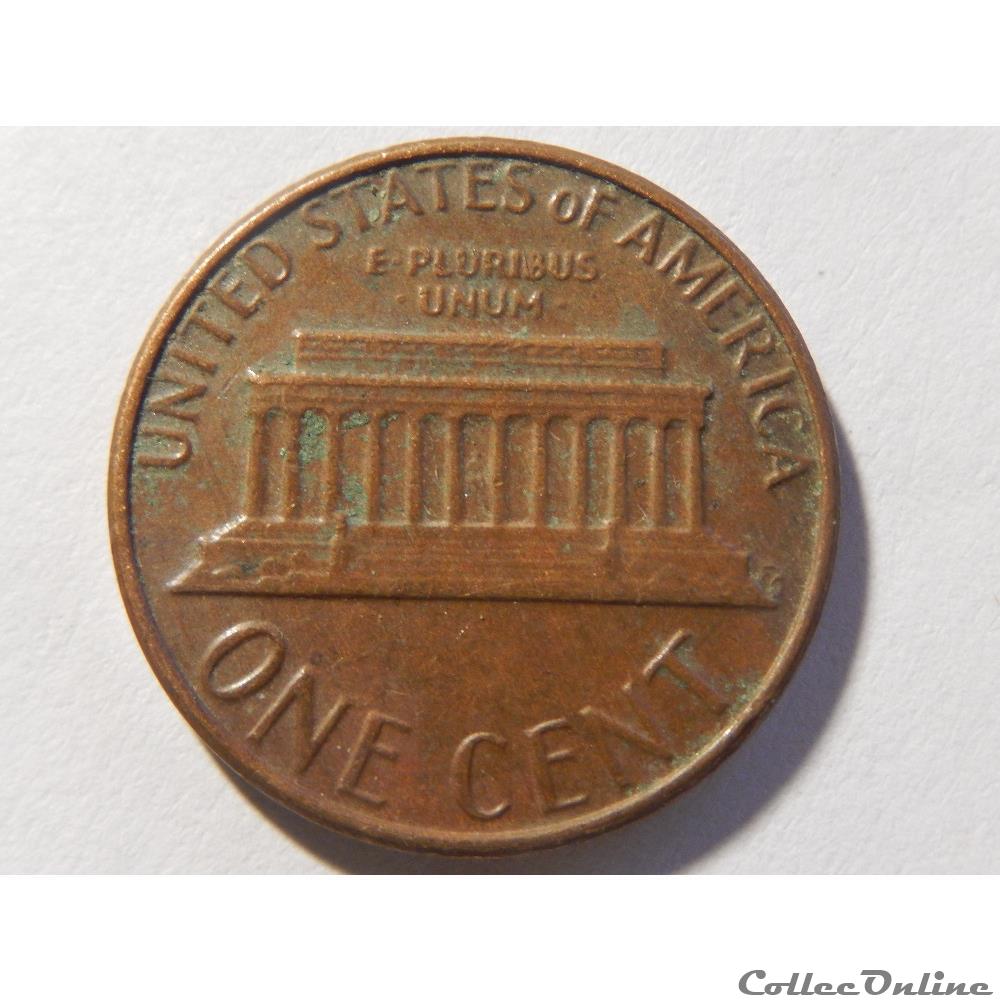 1 cent de 1981 D monnaie monde etat uni 1 cent de 1981 d