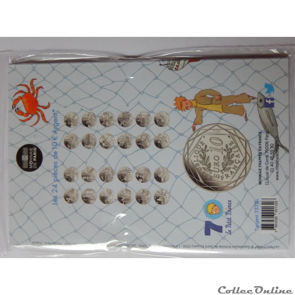 monnaie france moderne 10 euros le beau voyage du petit prince revient de la peche