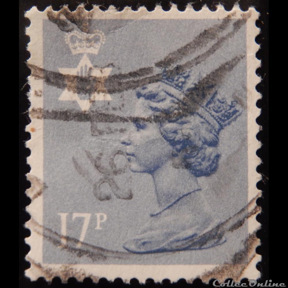 Royaume-Uni 01155 reine Elisabeth II 17p de 1984 timbre europe royaume uni 01155 reine elisabeth ii 17p de 1984
