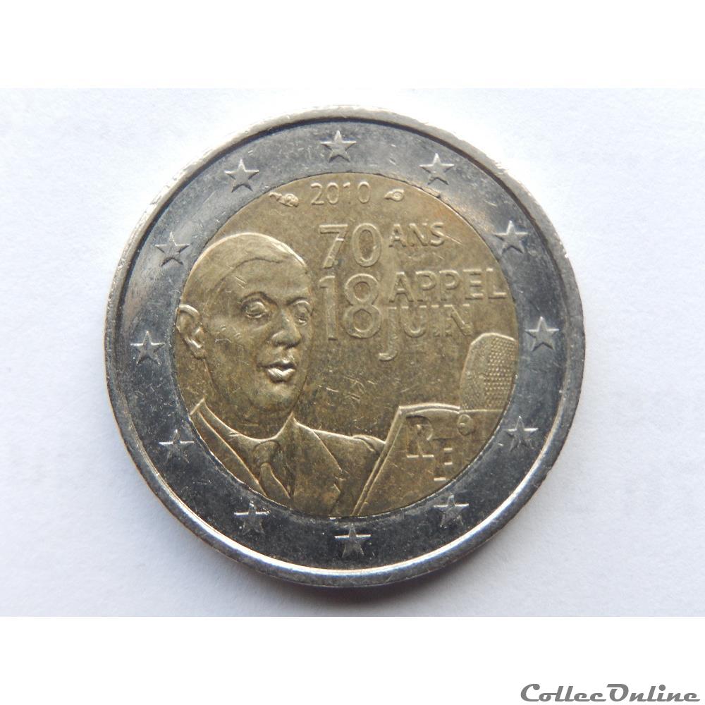monnaie euro france 70 ans de appel du 18 juin