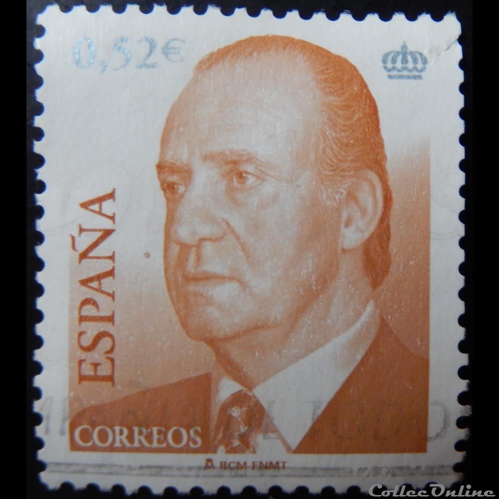 Espagne 03616 roi Juan Carlos I 0.52€ de 2004 timbre europe espagne 03616 roi juan carlos i 0 52 de 2004