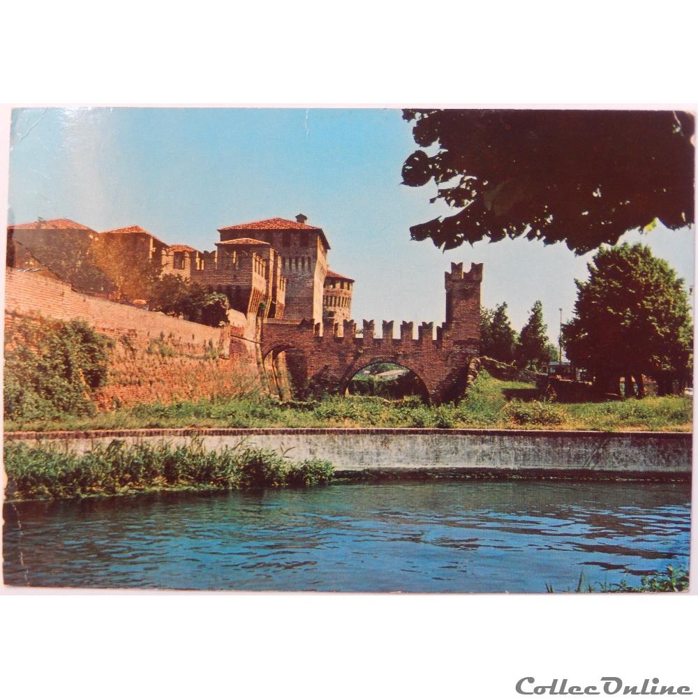 carte postale europe provence cote azur cp italie lombardie soncino