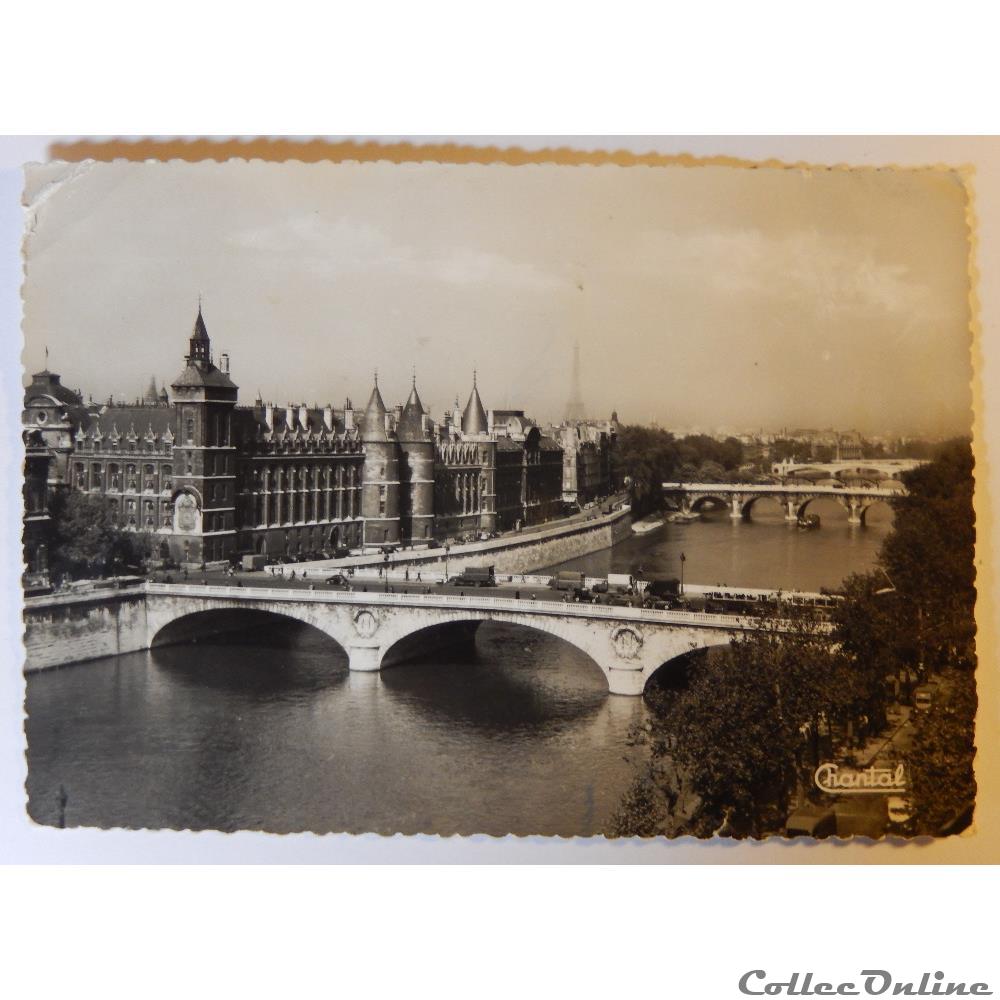 CPA de Paris, la Conciergerie et la Seine carte postale france ile cpa de paris la conciergerie et la seine