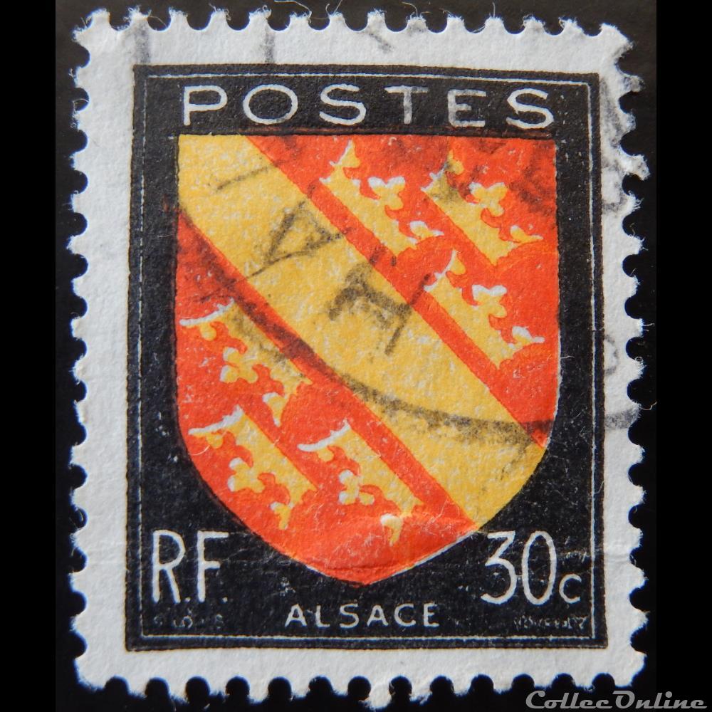 00756 Blason d´Alsace 30c timbre france 00756 blason d alsace 30c