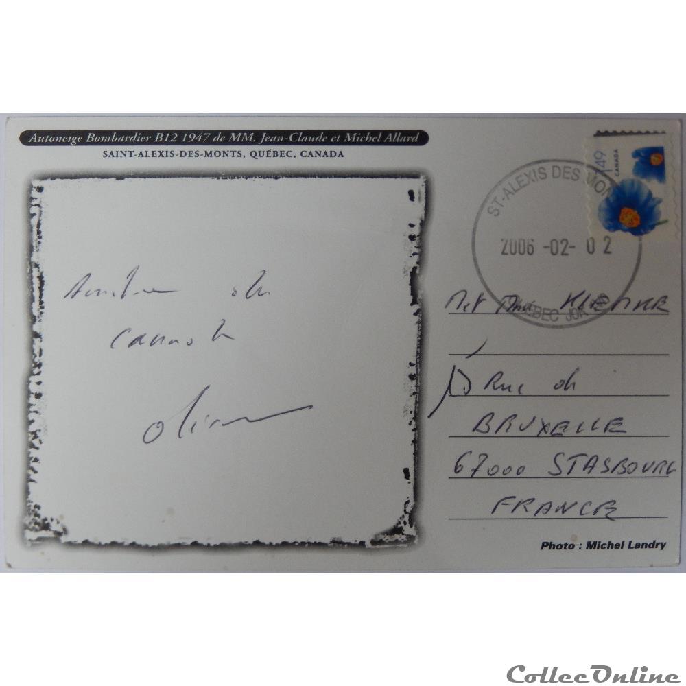 carte postale amerique alsace cp du canada quebec saint alexis des monts