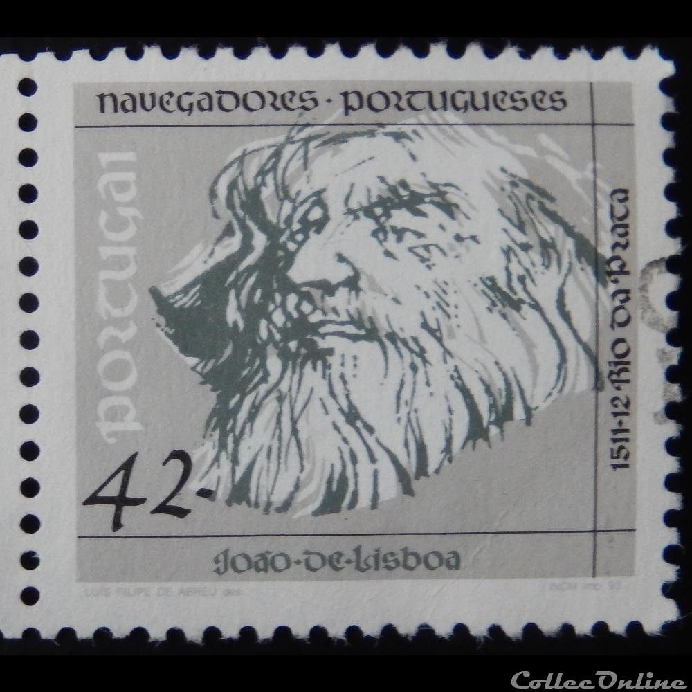 timbre europe portugal 01934 joao de lisbonne 42 de 1993