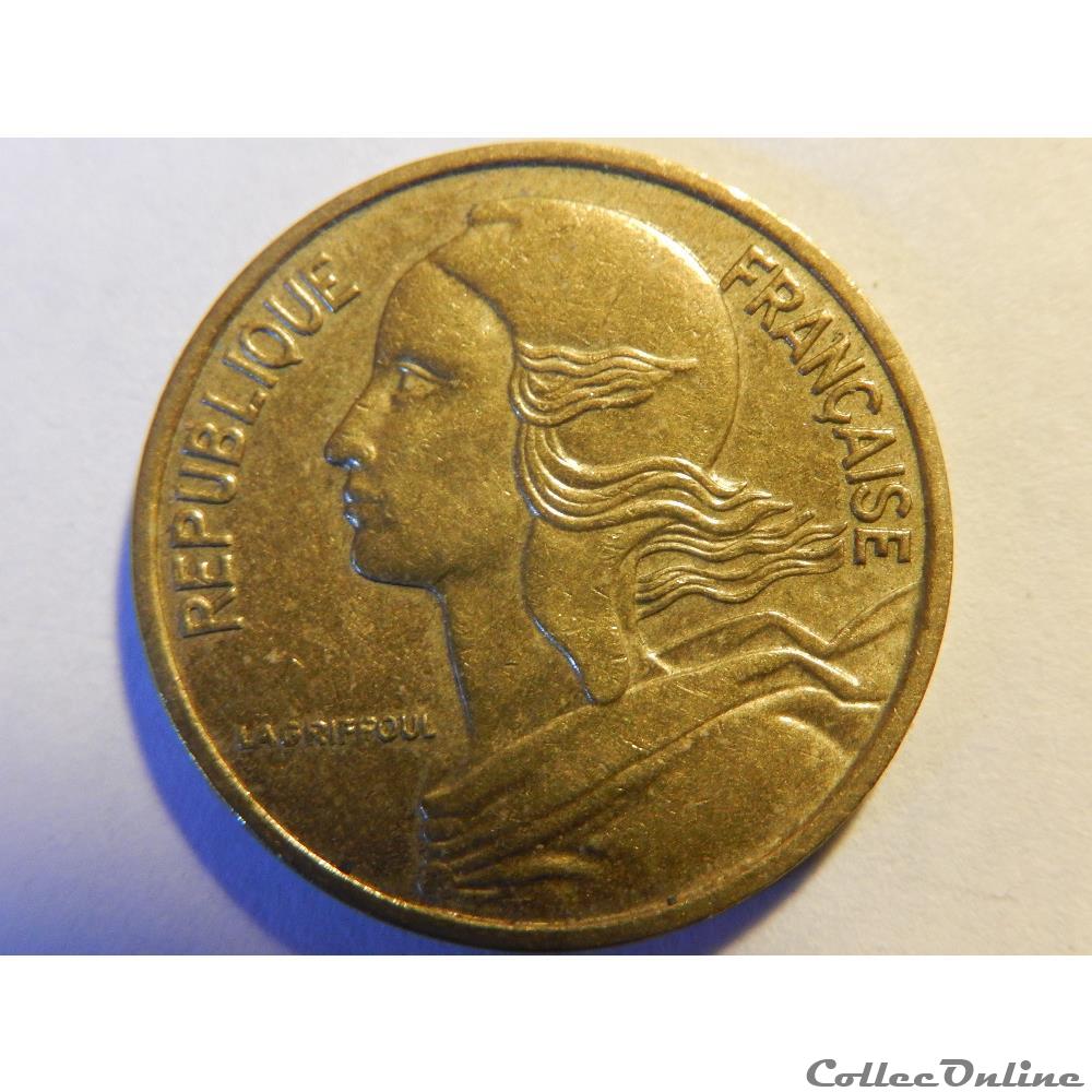 monnaie france moderne 5 centimes marianne 1986