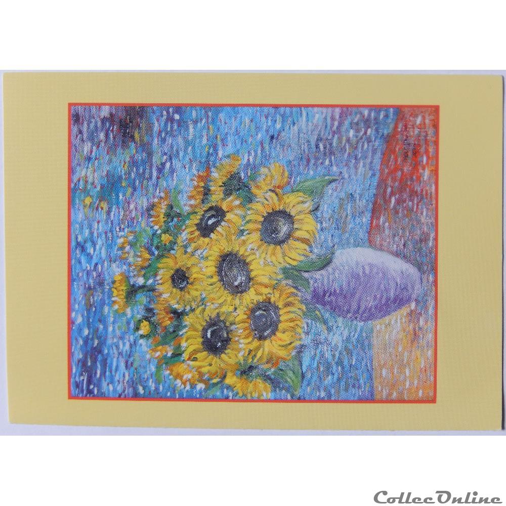 carte postale alsace cp peinture