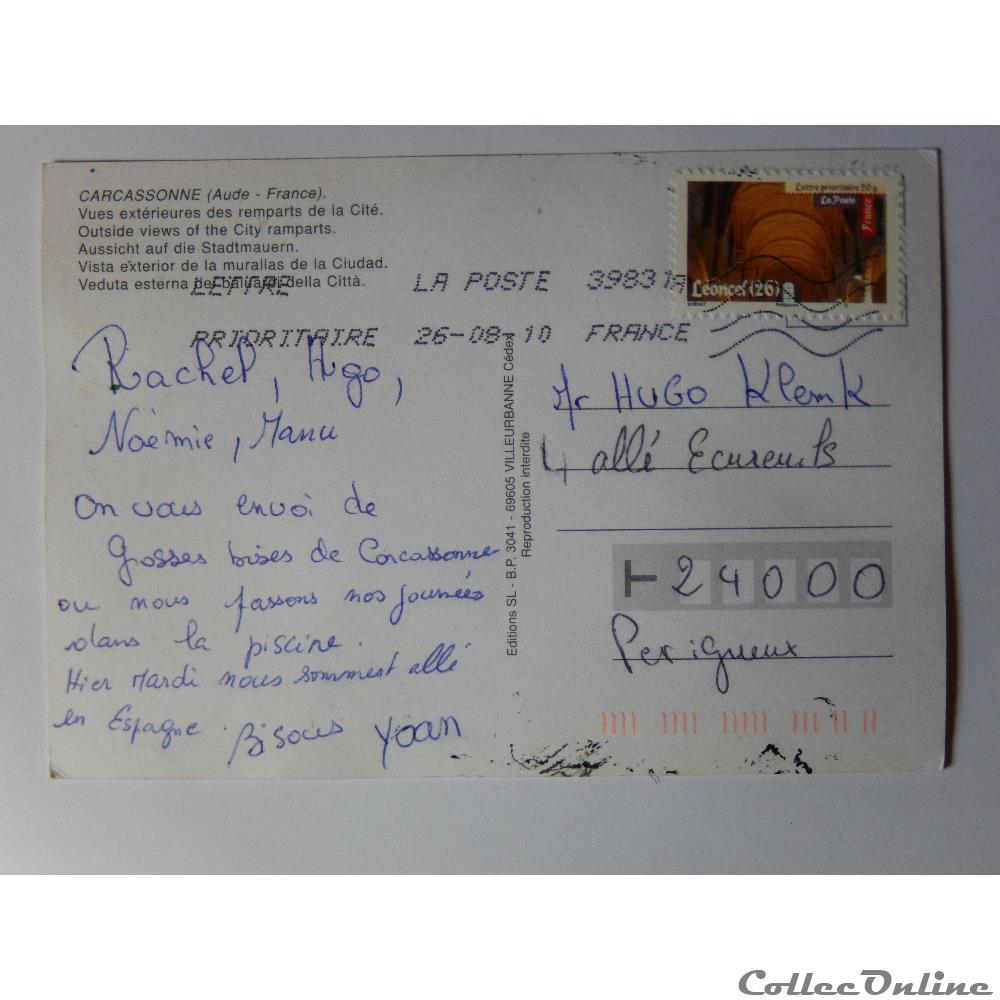 CP de l'Aude, Carcassonne carte postale france midi pyrenee cp de aude carcassonne