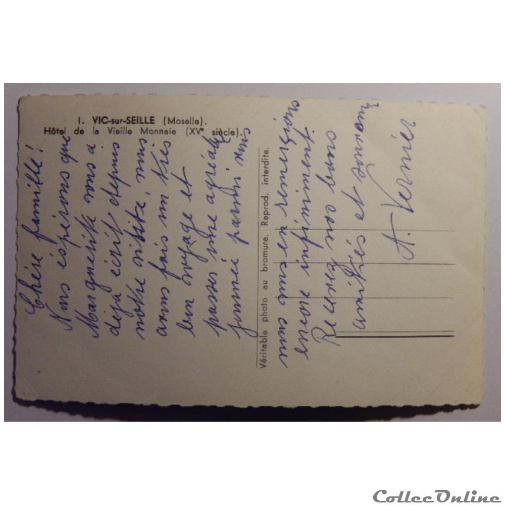 CPA de Moselle, Vic-sur-Seille carte postale france lorraine cpa de moselle vic sur seille