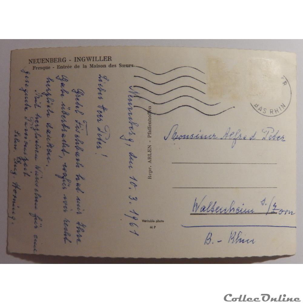 CPA de Ingwiller, Neuenberg, Bas-Rhin carte postale france alsace cpa de ingwiller neuenberg bas rhin