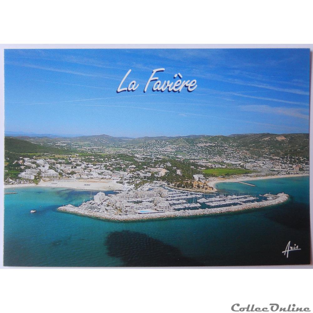 CP du Var, La Favière carte postale france provence cote azur cp du var la faviere