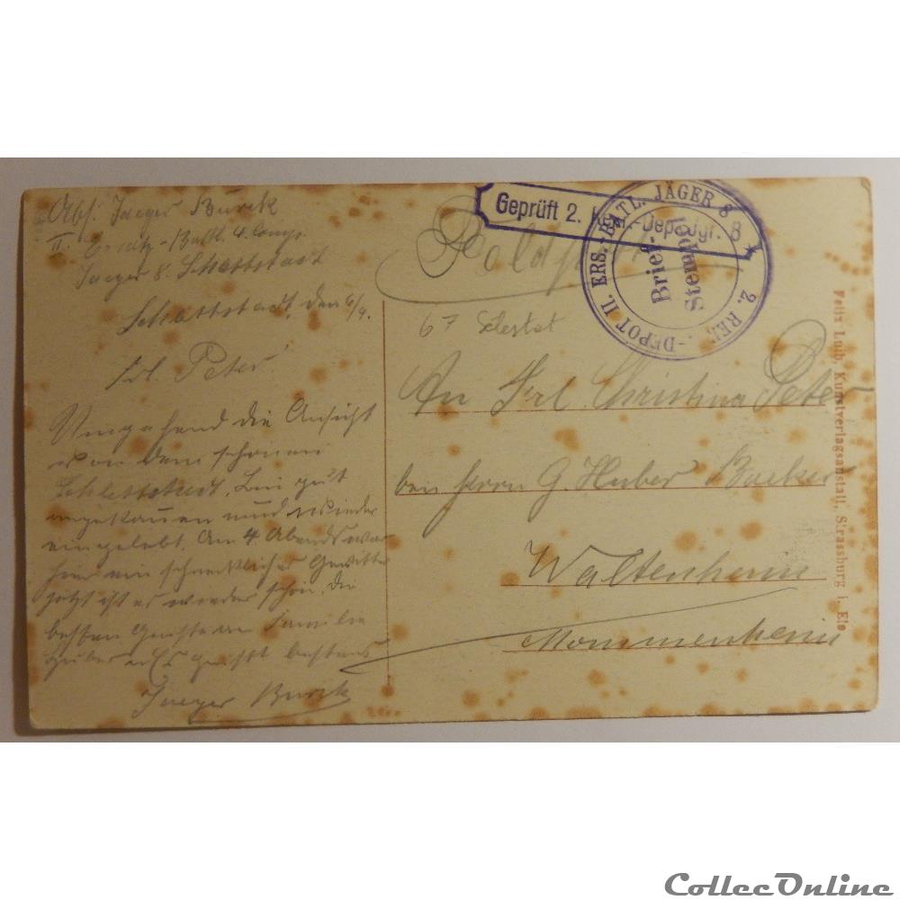 carte postale france alsace cpa de selestat bas rhin