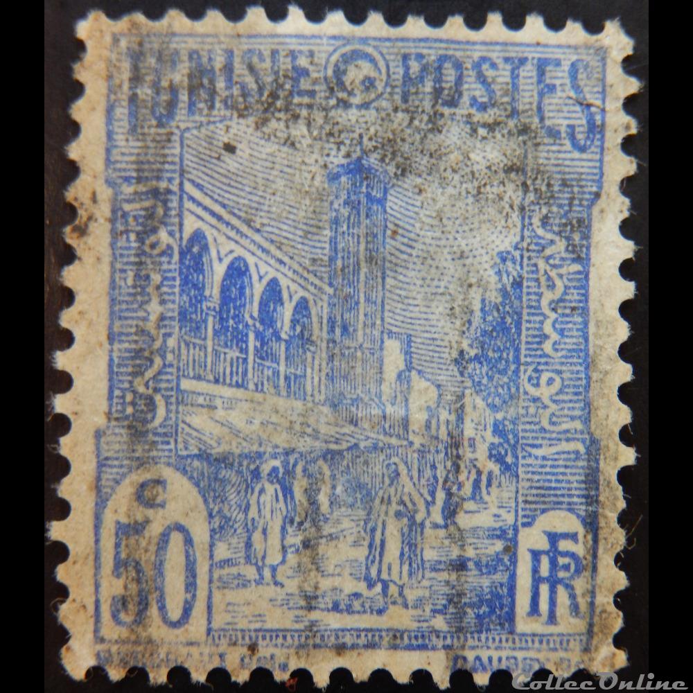 timbre afrique tunisie 00181 mosquee de tunis 50c de 1934