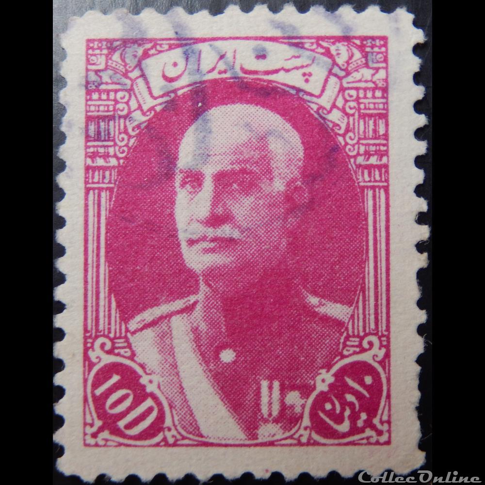 Iran 00622 Reza Shah Pahlavi 10D de 1936 timbre asie iran 00622 reza shah pahlavi 10d de 1936