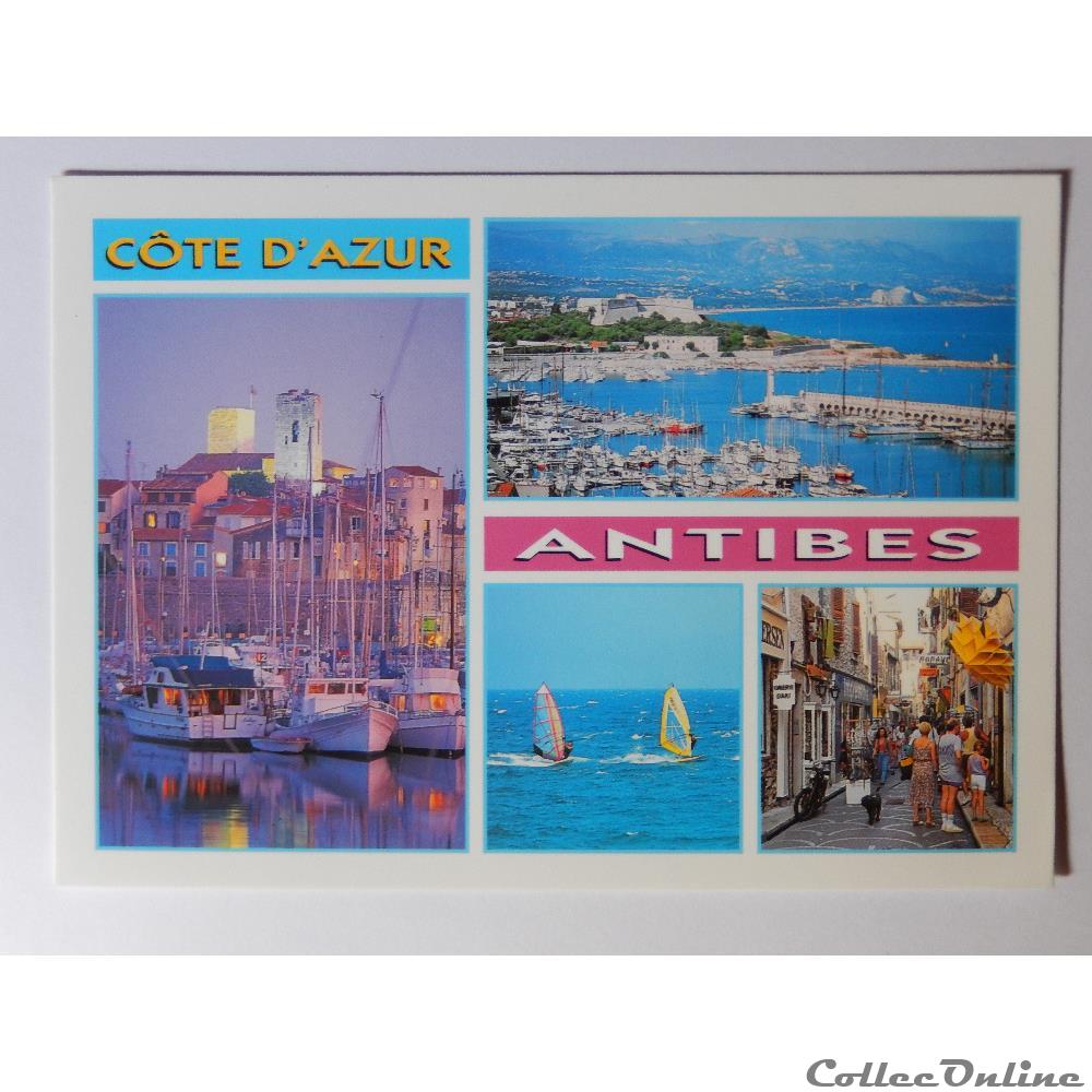 carte postale france provence cote azur cp des alpes maritimes antibes