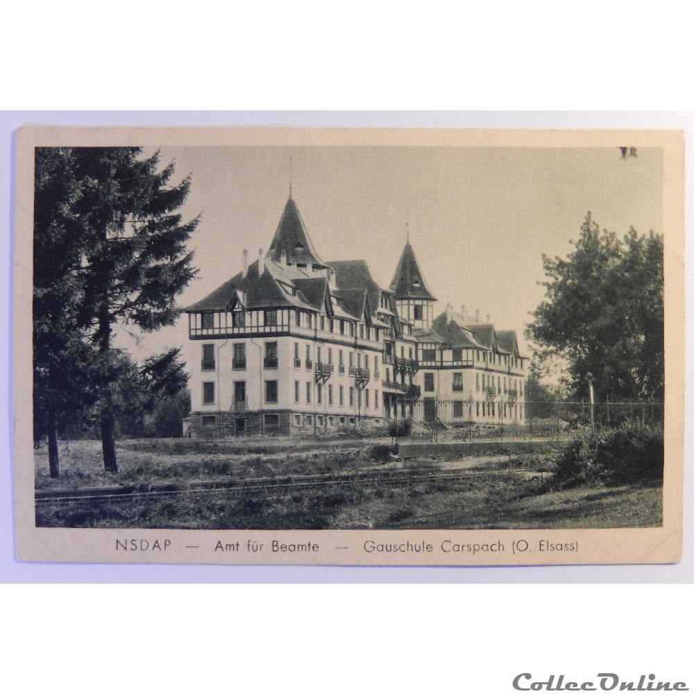 carte postale france alsace cpa de carspach gauschule haut rhin
