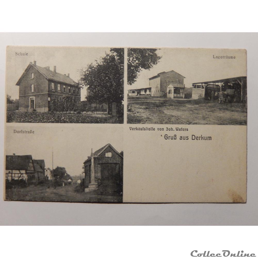 carte postale europe bourgogne cpa allemagne derkum