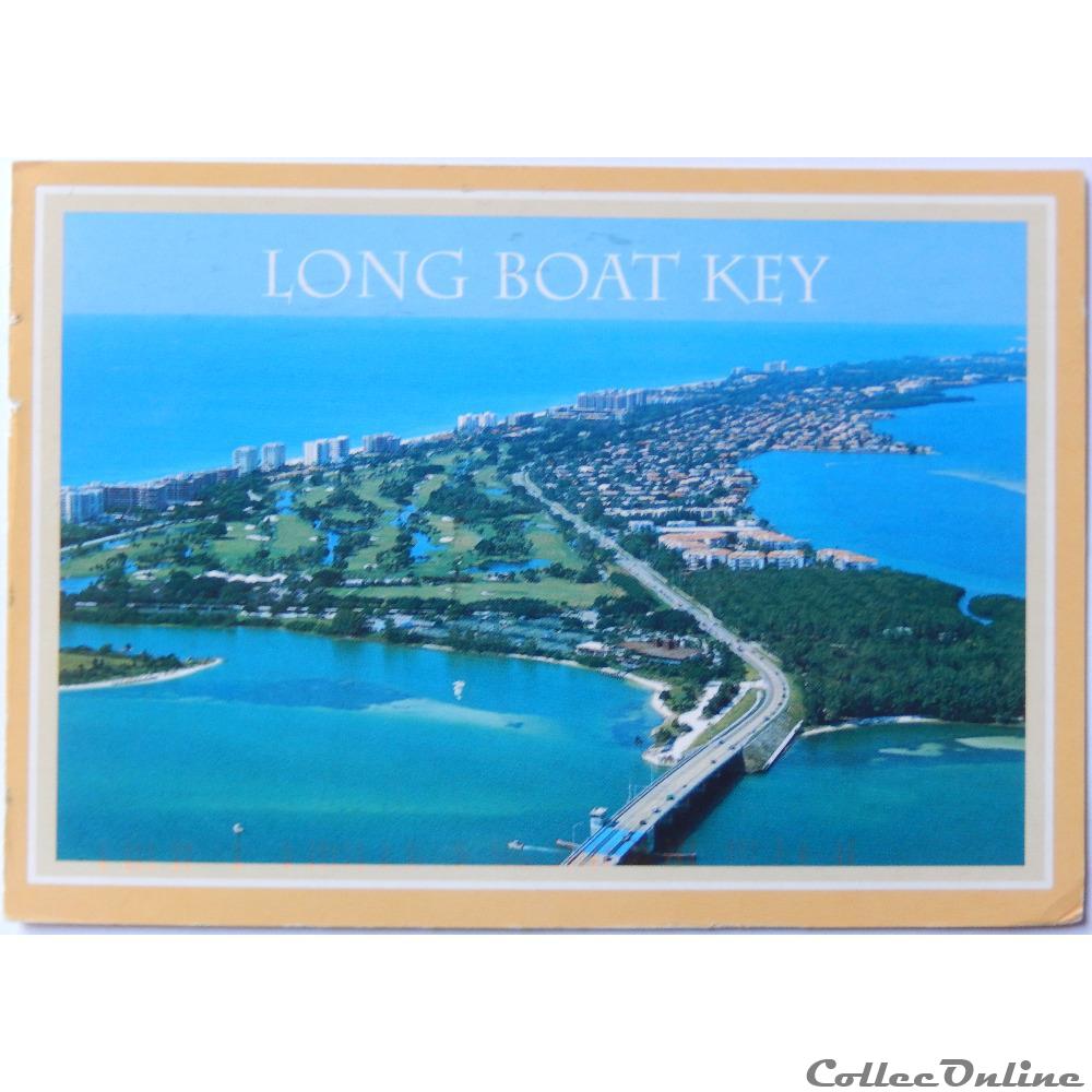 CP des Etats-Unis, Floride, Longboat Key carte postale amerique provence cote azur cp des etats unis floride longboat key