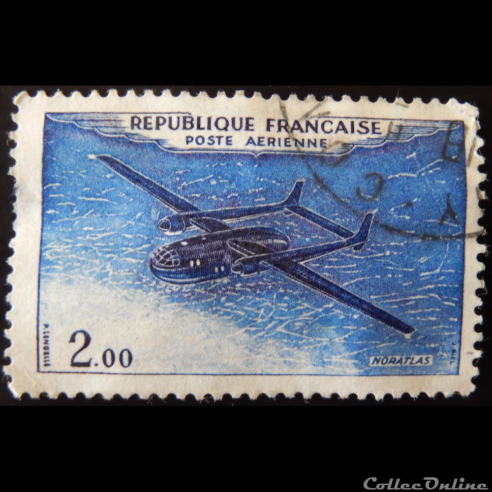 PA038 Noratlas, 2F timbre france pa038 noratlas 2f