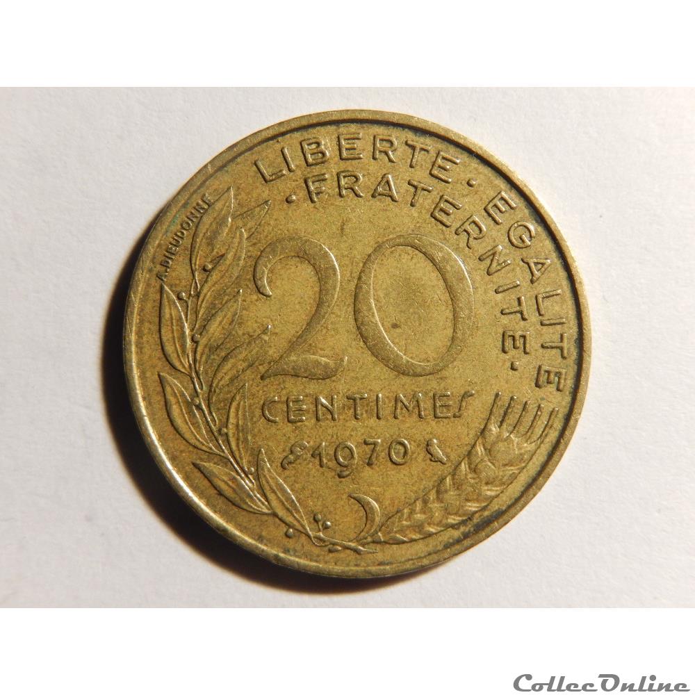 20 centimes Marianne 1970 monnaie france moderne 20 centimes marianne 1970