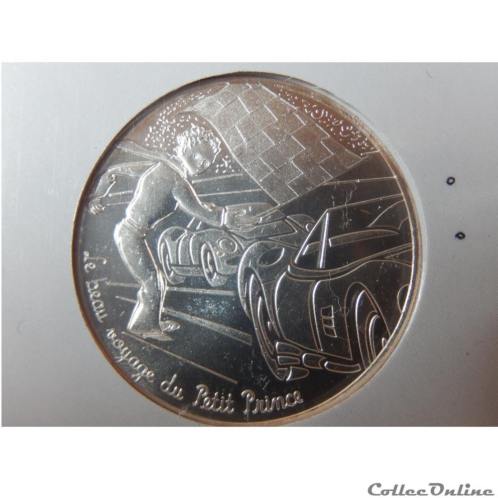 monnaie france moderne 10 euros le beau voyage du petit prince aux courses de voitures