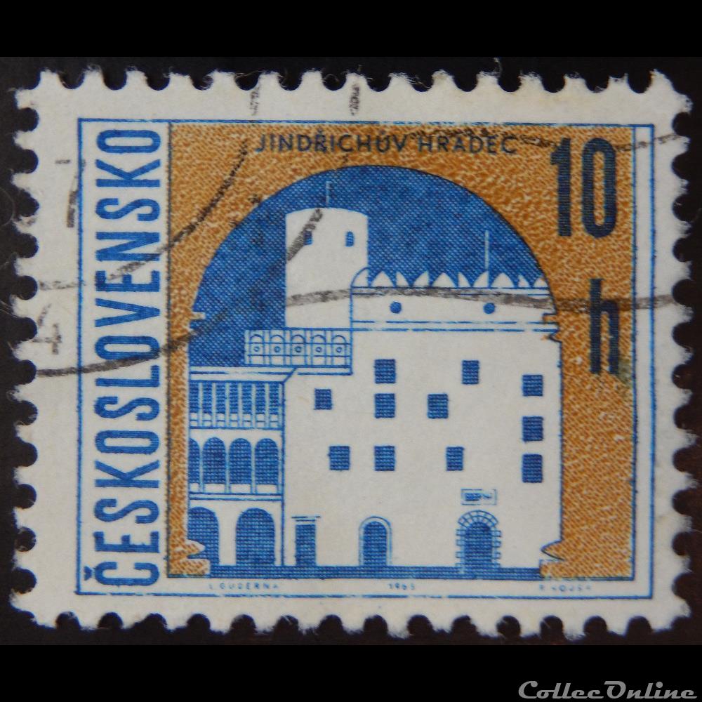 Tchécoslovaquie 01440 Jindrichuv Hradec 10 h de 1965 timbre europe republique tcheque tchecoslovaquie 01440 jindrichuv hradec 10 h de 1965