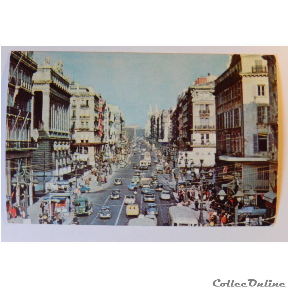 CPA des Bouches-du-Rhône, Marseille, La Canebière carte postale france provence cote azur cpa des bouches du rhone marseille la canebiere