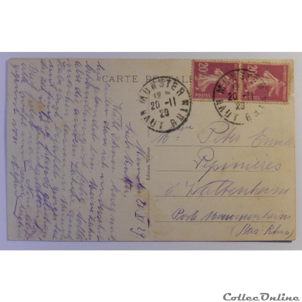 CPA de Colmar, maison des Têtes, Haut-Rhin carte postale france alsace cpa de colmar maison des tetes haut rhin