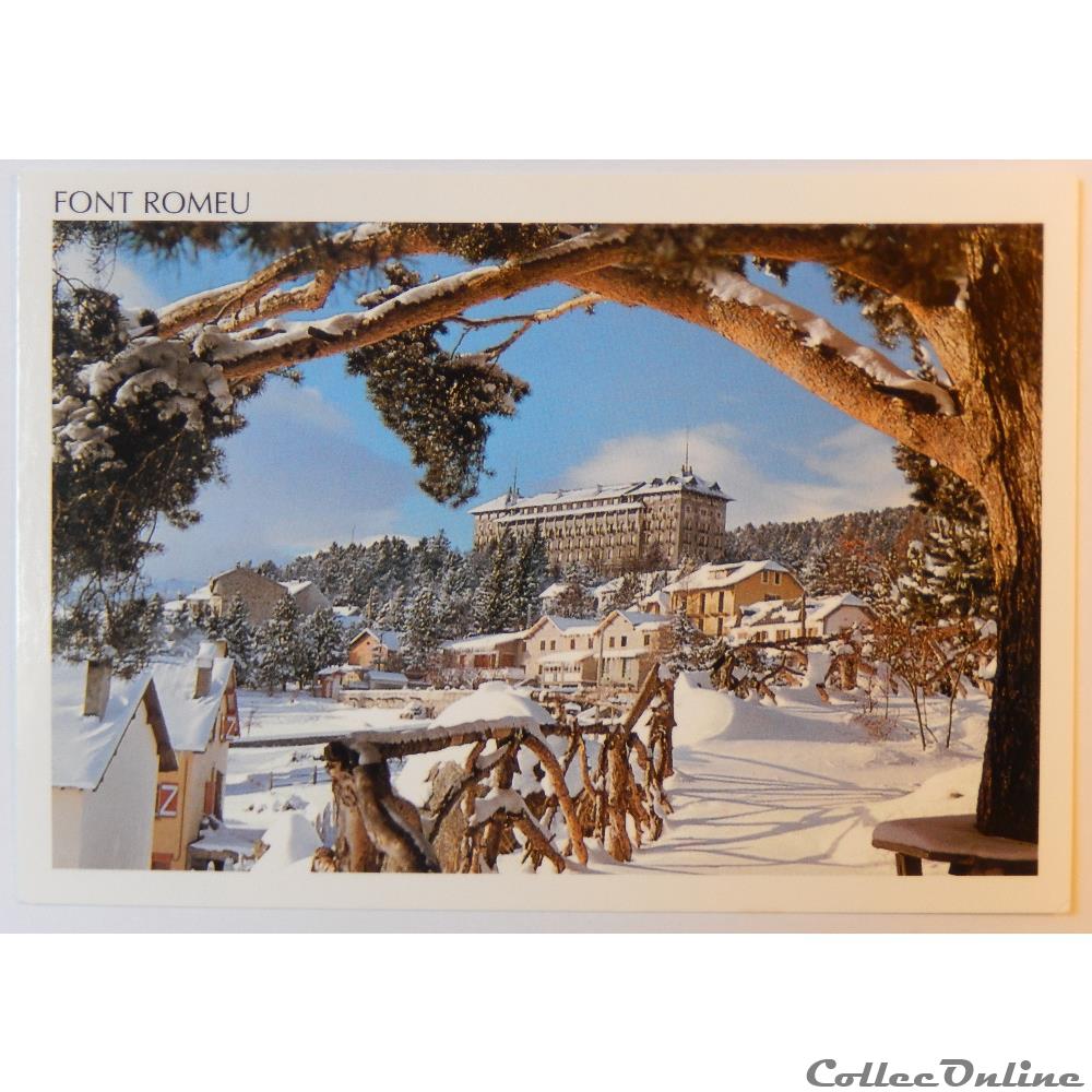 CP des Pyrénées-Orientales, Font-Romeu carte postale france midi cp des pyrenees orientales font romeu
