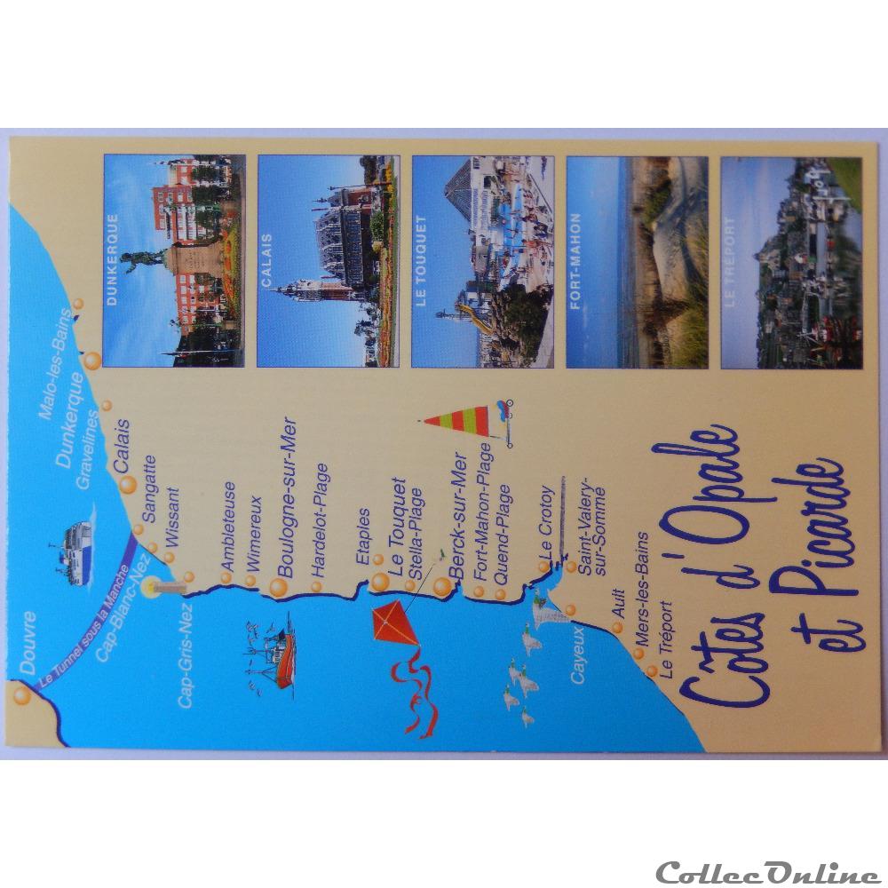 CP des côtes d'Opale et Picarde carte postale france nord calai cp des cotes opale et picarde