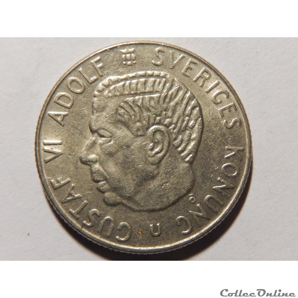 monnaie monde suede 1 krona de 1973
